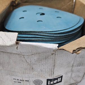 Disco de Lixa Verde Velcro Ixell P800 150mm 6 Furos Linha Renault  - 7711423142