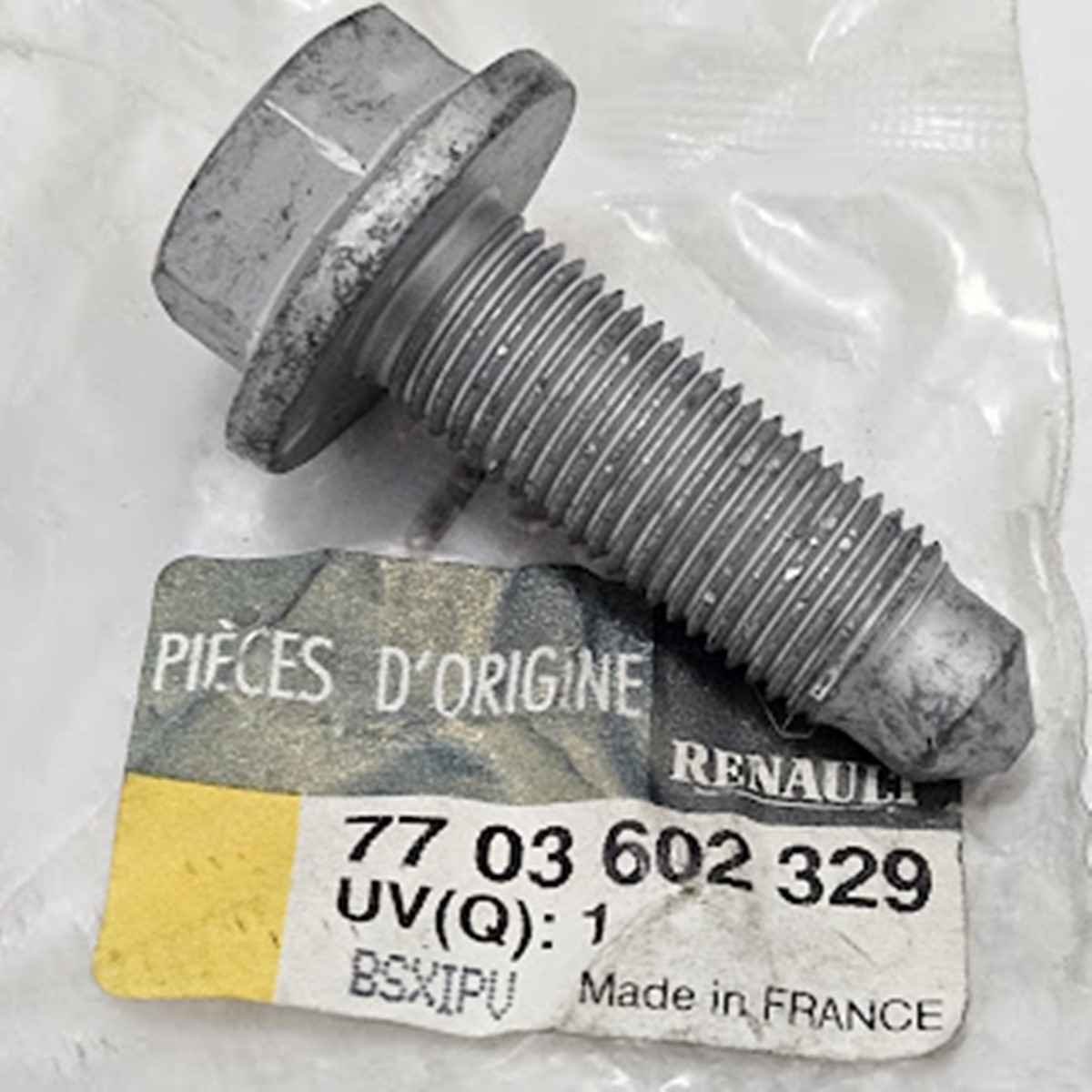 Parafuso de Aço Suporte M14x150x45 Motor Renault Duster - 7703602329