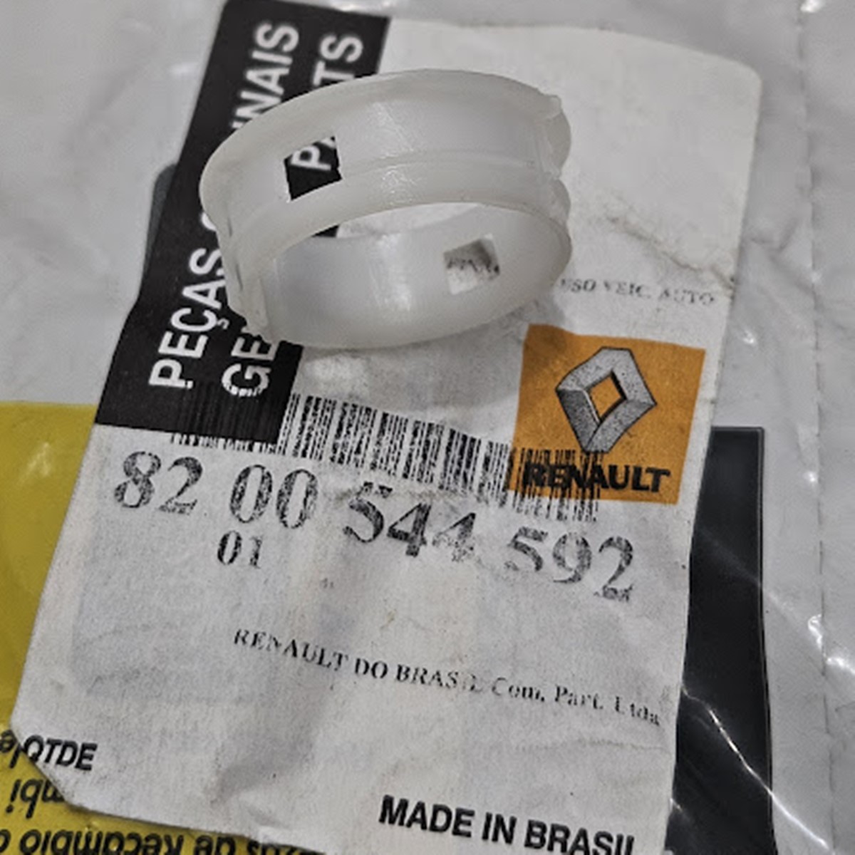 Suporte Plastico de Fixação Microfone Forro Teto Renault Duster - 8200544592