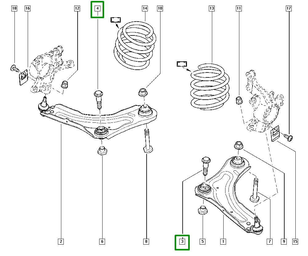 Parafuso de Aço Temperado da Bandeja Renault Megane III - 7703102026 - Imagem 4