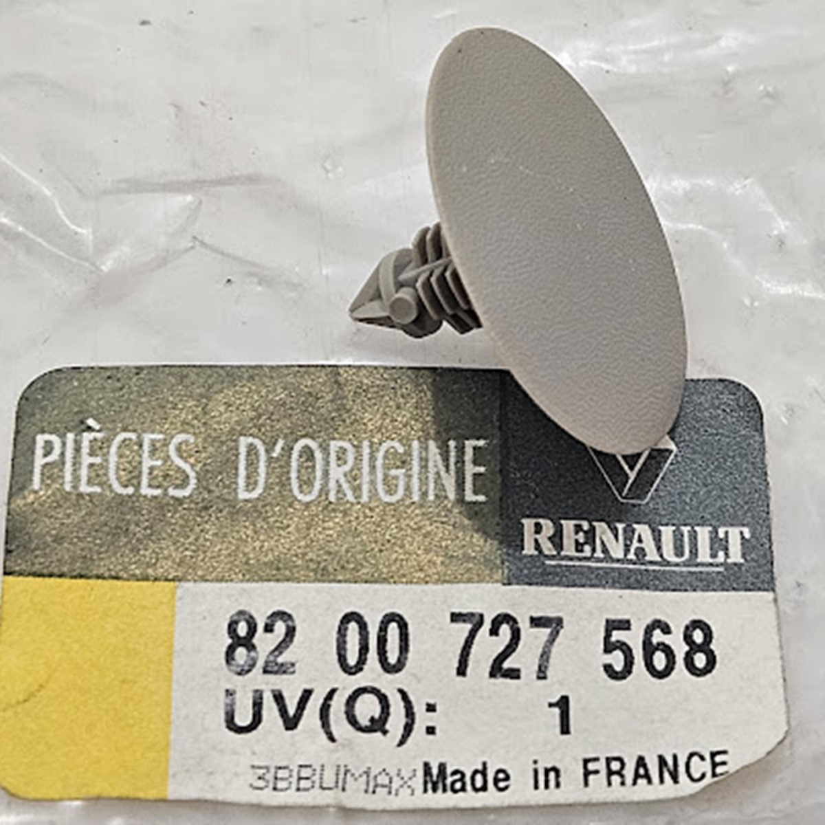 Presilha Plastica Fixação Forro do Teto Renault Duster - 8200727568 - Imagem 4