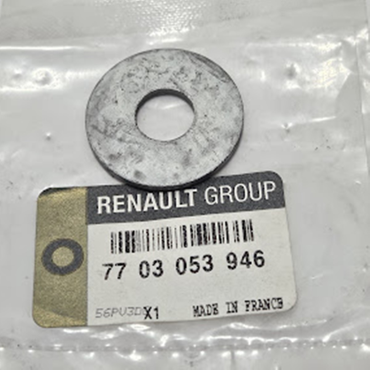 Arroela de Aço Quadro Suspenção Renault Clio - 7703053946