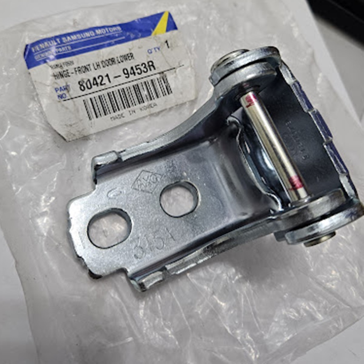 Dobradiça Inferior das Portas Renault Fluence Megane - 804219453R