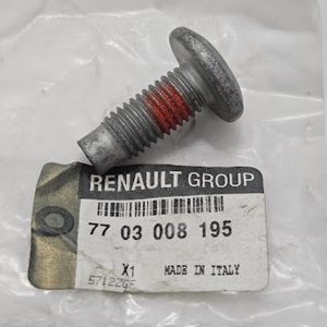 Parafuso de Aço Coluna de Direção Escamoteável Renault Symbol - 7703008195