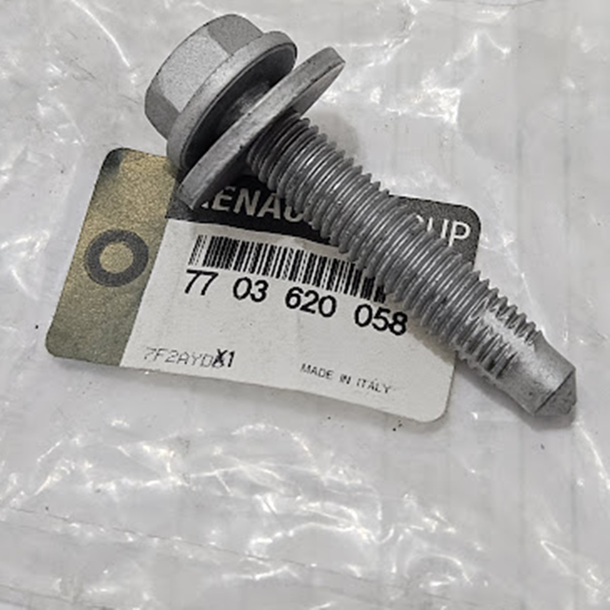 Parafuso de Aço Quadro de Suspenção Renault Twingo - 7703620058