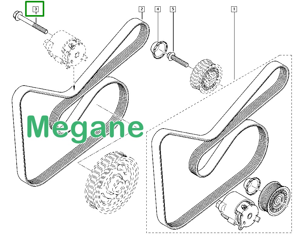 Parafuso de Aço Suporte Cabeçote Renault Master II - 7703002687 - Imagem 5