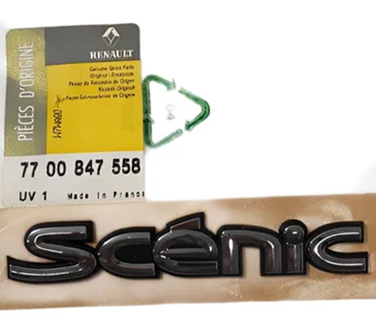 Emblema Plastico Portas Traseiras Renault Scenic - 7700847558