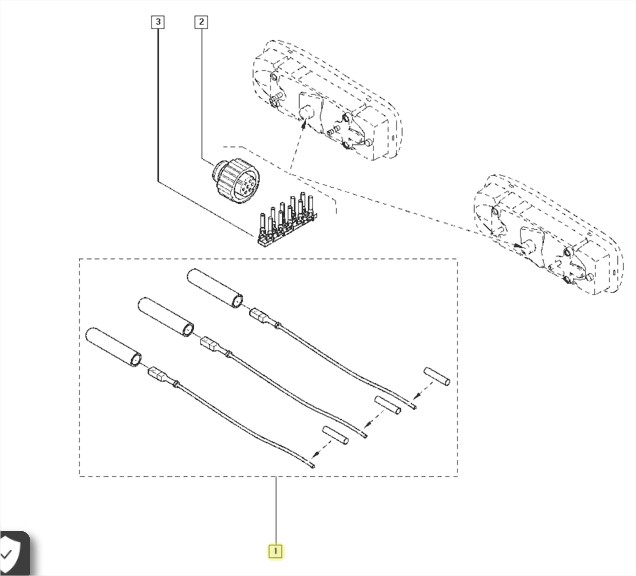 Kit Reparo Conector Eletrico Renault Master III - 7701478692 - Imagem 4