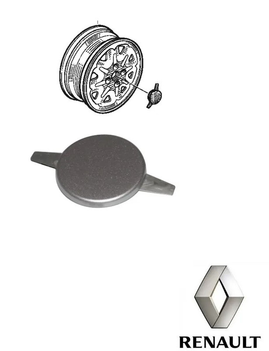 Calota Centro de Roda Lado Esquerdo Renault Clio – 7701468993 - Imagem 2