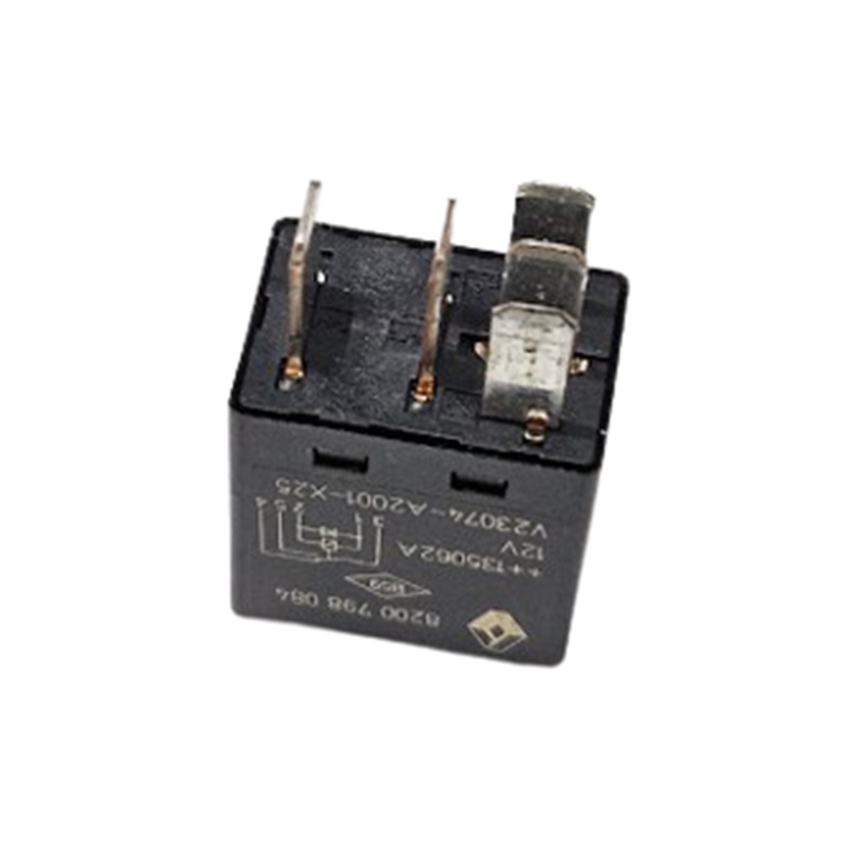 Rele Auxiliar 12v 5 Pinos Renault Megane Kangoo - 8200798084 - Imagem 3