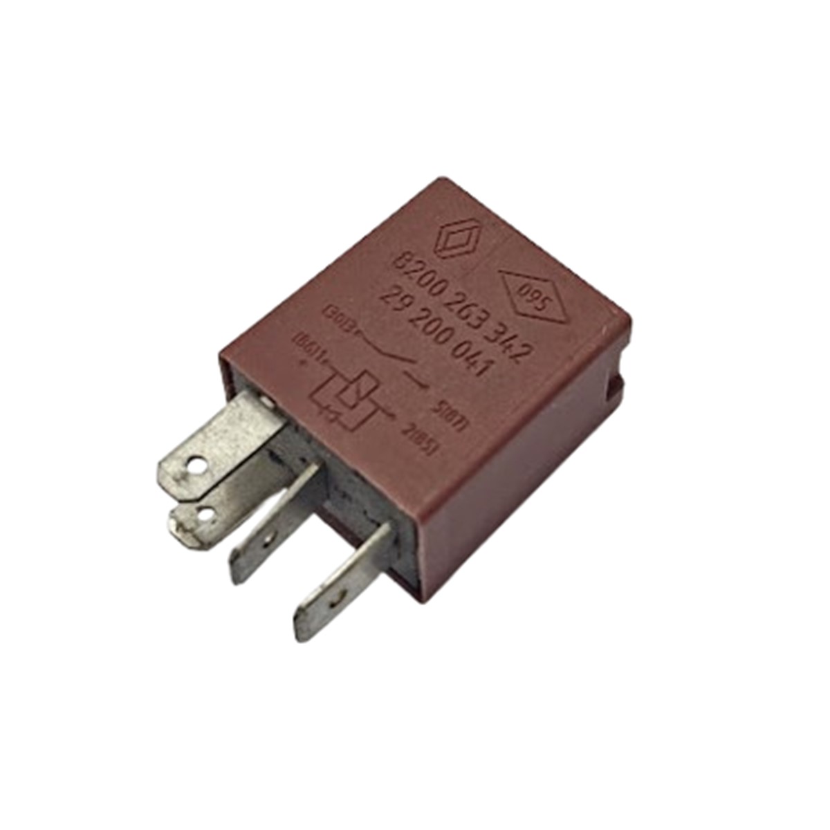 Rele Auxiliar Farois 4 Pinos 12v 20a Renault Logan Sandero I - 8200263342 - Imagem 3