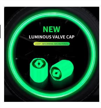 4 Hastes Valvula do Pneu Fluorescente Renault Clio - HVP001 - Imagem 3